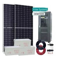 System Pŵer Solar Grid Hybrid 8KW