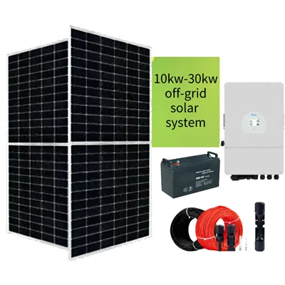 Storio Cartref oddi ar y Grid System Pŵer Solar